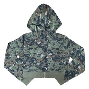 🧥NWOT Doki Geki Hoodie Cropped Jacket 🧥